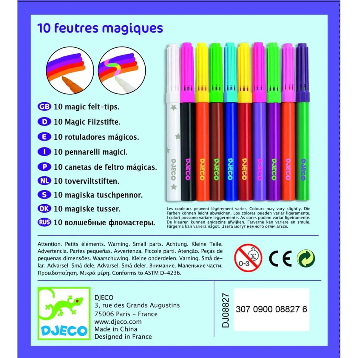 Boutique Petites Fleurs - 10 feutres magiques Djeco