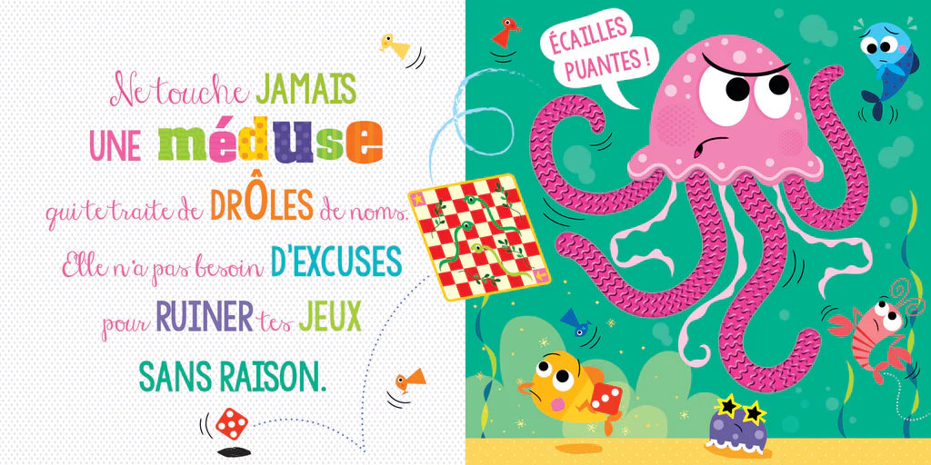 Boutique Petites Fleurs - Ne touche jamais un piranha