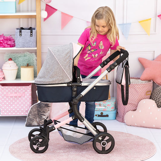 Boutique petites fleurs - Poussette de poupée Neo vario Papillon - Bayer