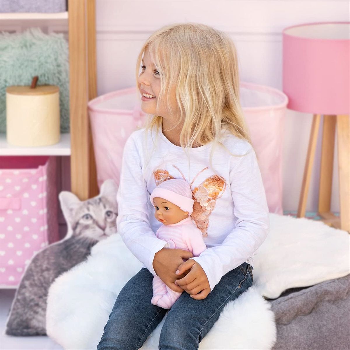 Boutique petites fleurs - Poupée Mon premier bébé (28 cm) - Bayer