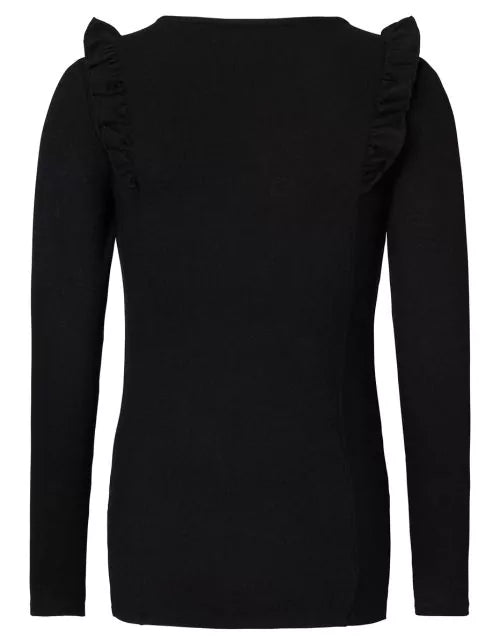 Boutique Petites Fleurs - T-shirt maternité et allaitement Pierson noir 2090015