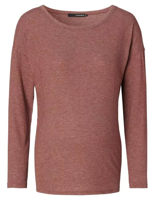 T-shirt maternité manches longues Bourne - brunette 2270019