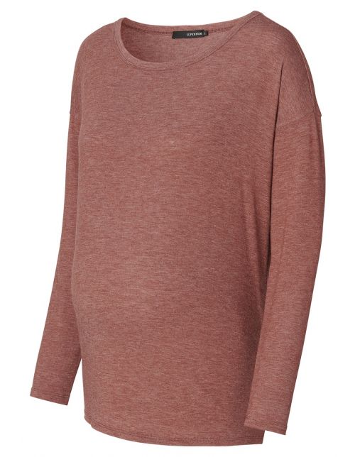 T-shirt maternité manches longues Bourne - brunette 2270019