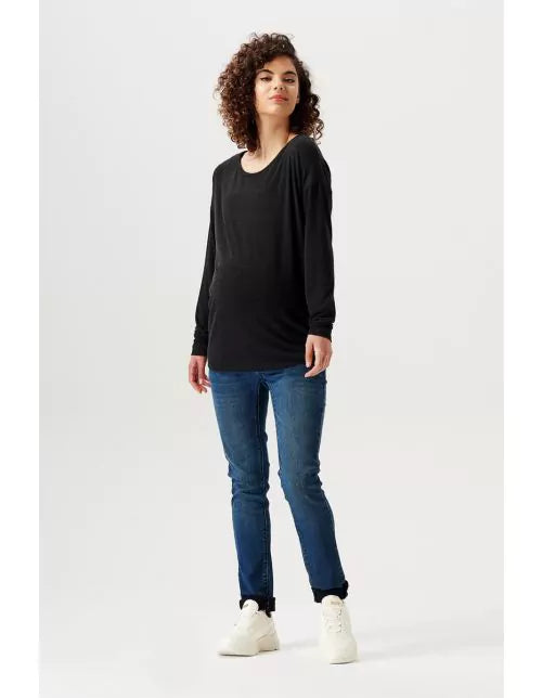 T-shirt maternité manches longues Bourne - noir 2280015