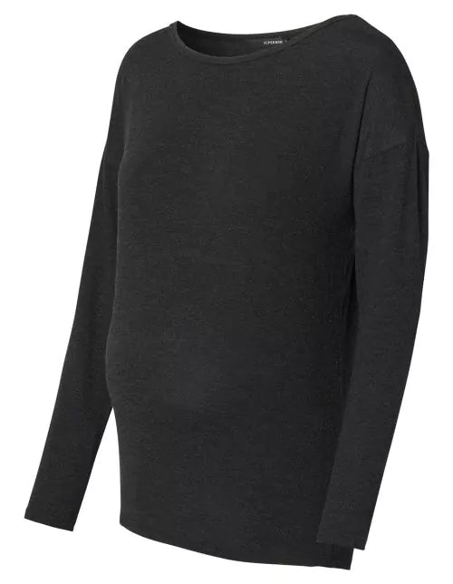 T-shirt maternité manches longues Bourne - noir 2280015