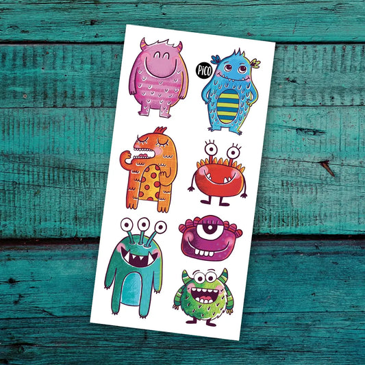 Tatouage temporaire  Les monstrueuses créatures / pico-357
