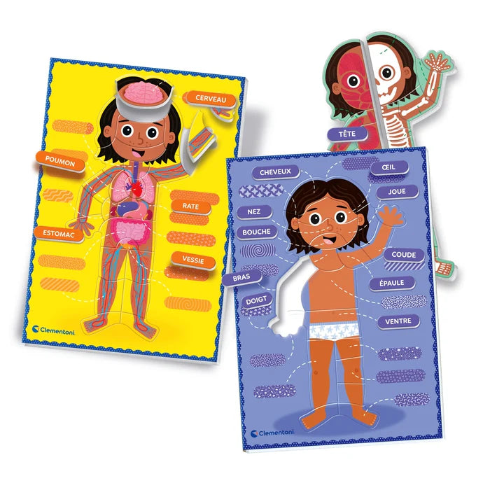 Boutique Petites Fleurs - LE CORPS HUMAIN - MONTESSORI- clementoni education