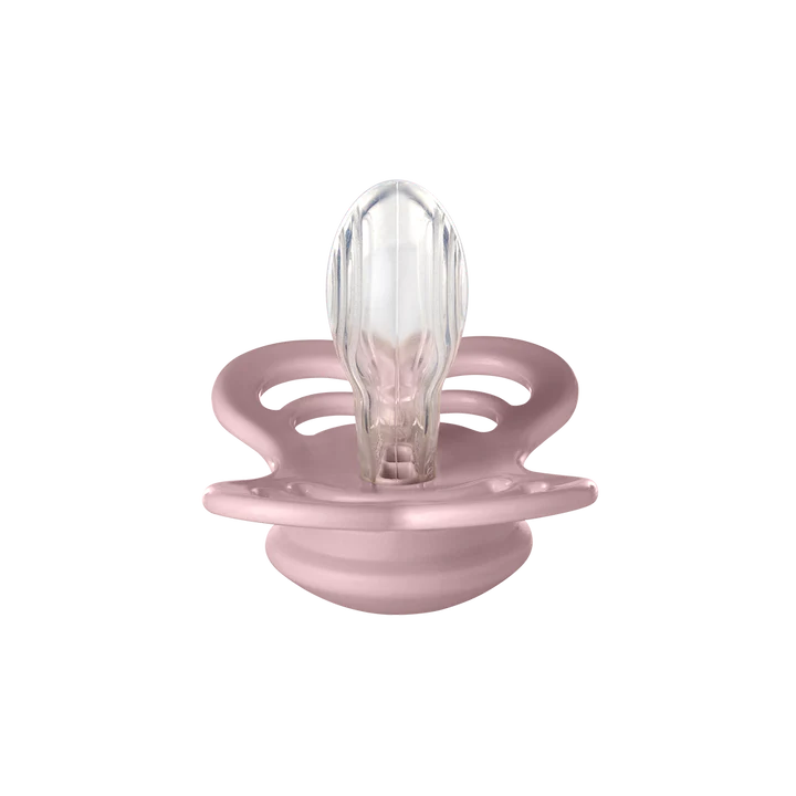 Boutique Petites Fleurs - Suce Bibs Suprême Rose mauve (pink plum) 0-6 mois