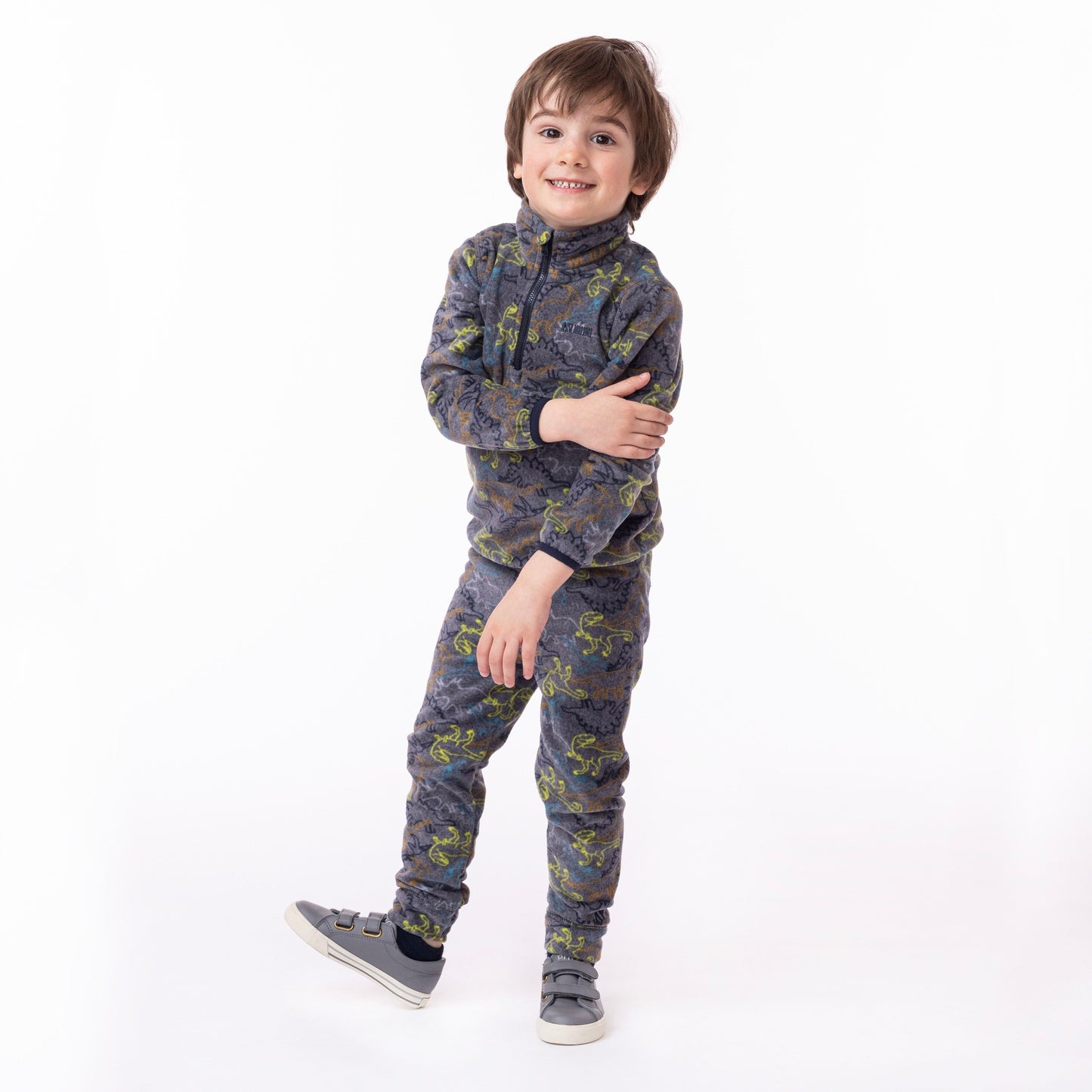 Boutique Petites Fleurs - Couche de base micropolaire Dino BUWP603 - nano collection