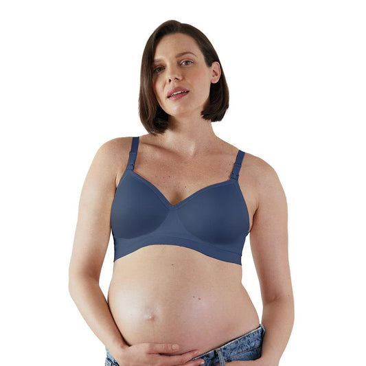 Soutien-gorge allaitement Plunge bleu