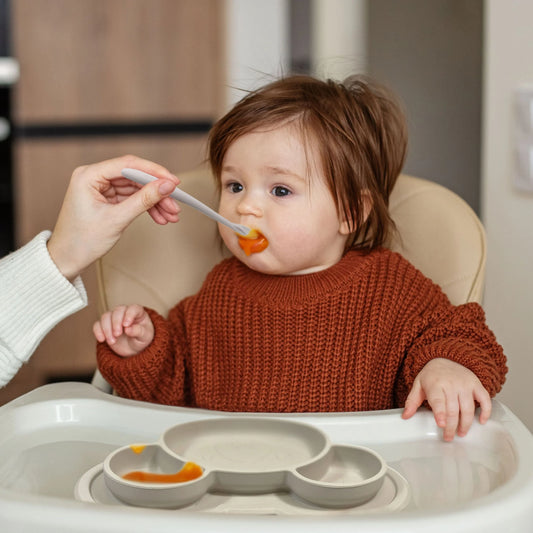 Assiette Antidérapante Siliplate ours sable