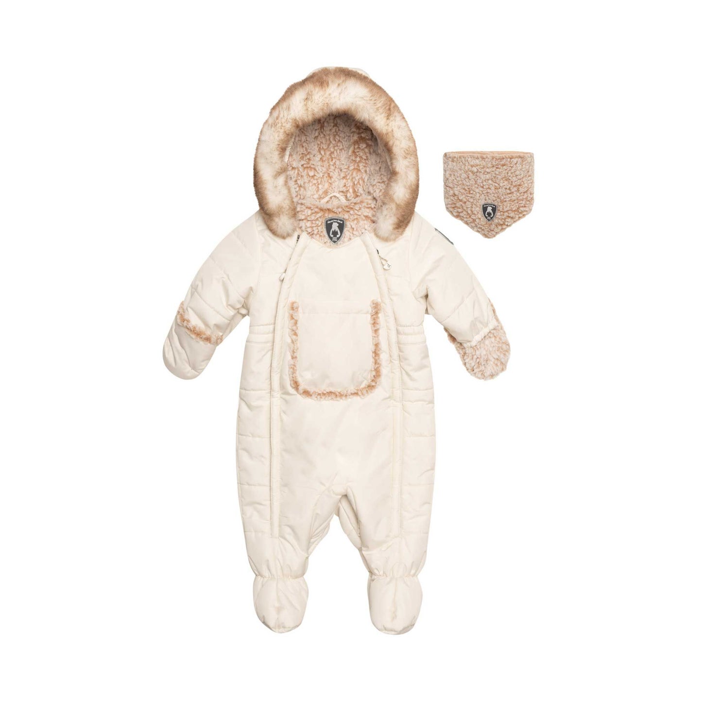 Boutique Petites Fleurs - Habit de neige pour bébés une pièce crème F10A602 - Deux par Deux
