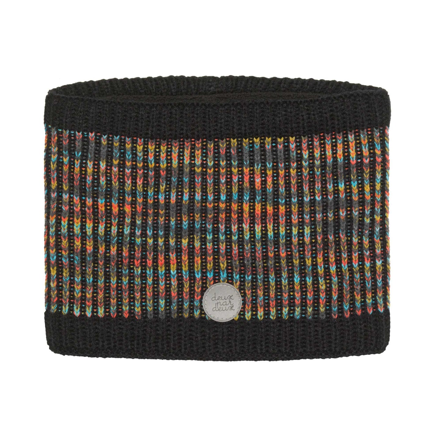 Boutique Petites Fleurs - Cache-cou en tricot Anthracite F10ZO03 - Deux par Deux