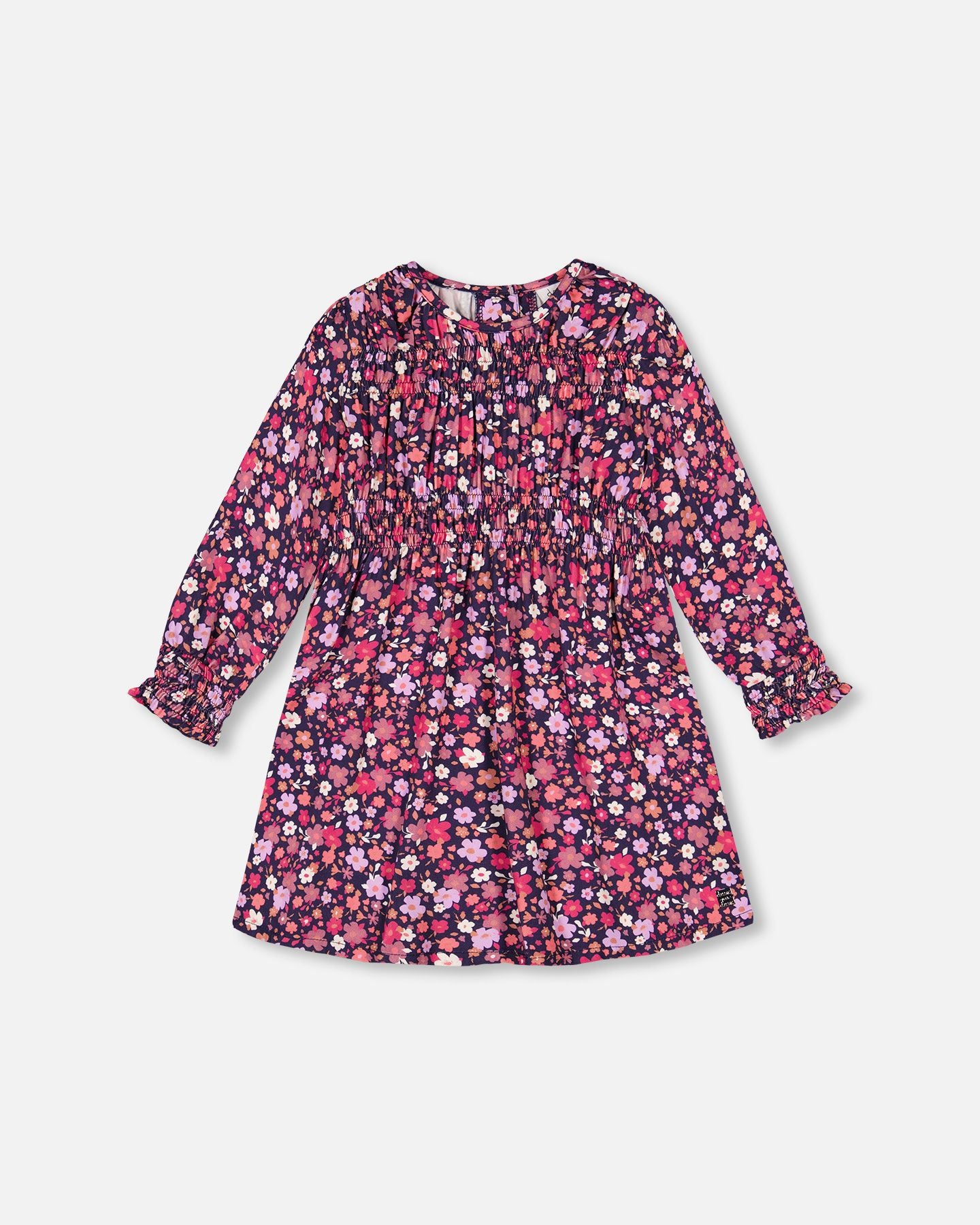 Boutique Petites Fleurs - Robe de viscose imprimé Fleurs F20I91 - Deux par Deux