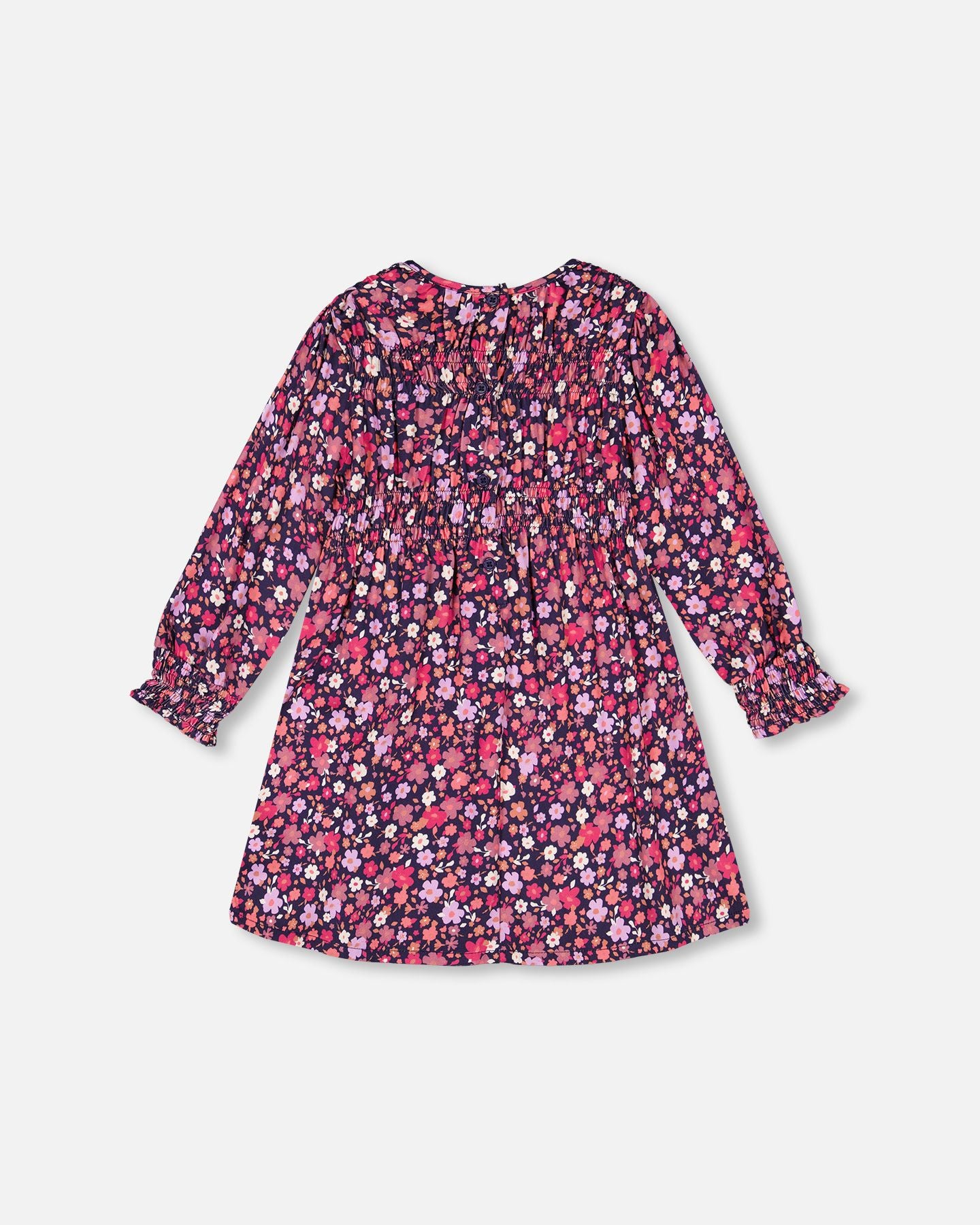 Boutique Petites Fleurs - Robe de viscose imprimé Fleurs F20I91 - Deux par Deux