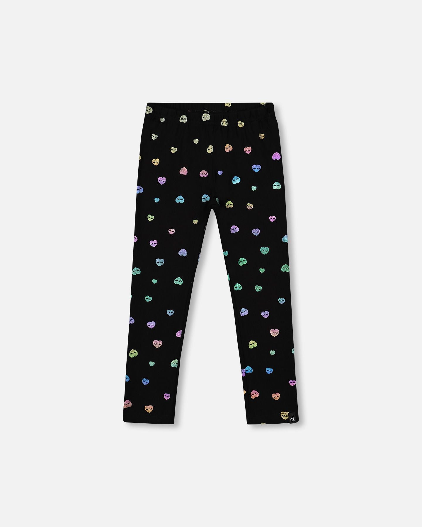 Boutique Petites Fleurs - Legging imprimé coeur coloré F20L60 - Deux par Deux