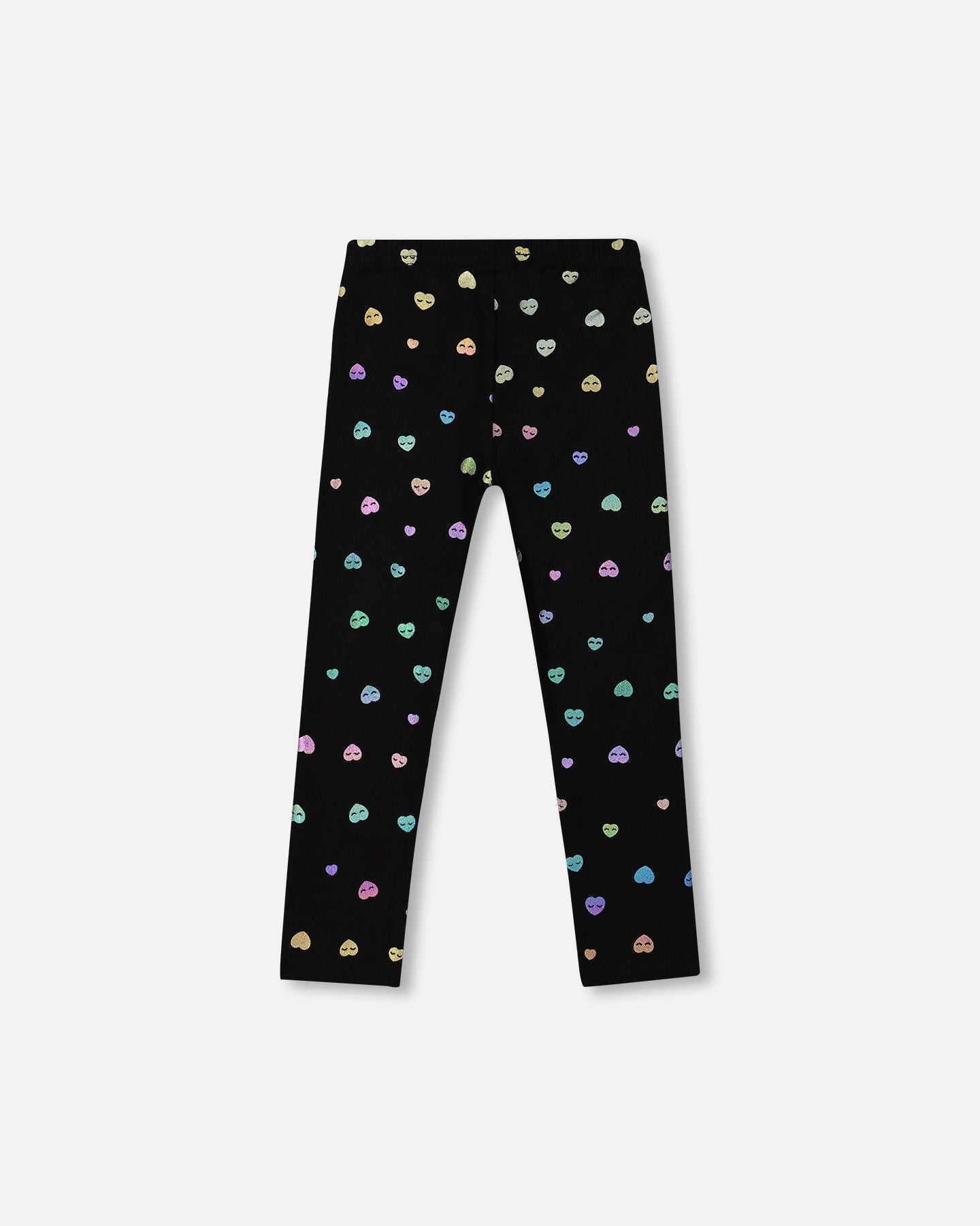 Boutique Petites Fleurs - Legging imprimé coeur coloré F20L60 - Deux par Deux