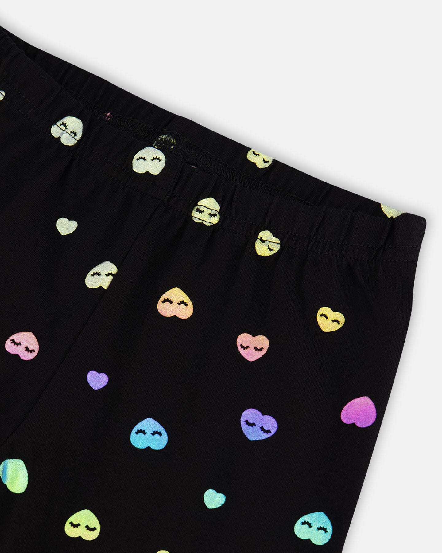 Boutique Petites Fleurs - Legging imprimé coeur coloré F20L60 - Deux par Deux