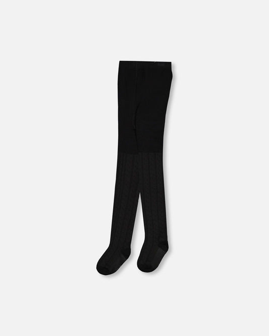 Boutique Petites Fleurs - Collants noirs enfants F20oC - Deux par Deux