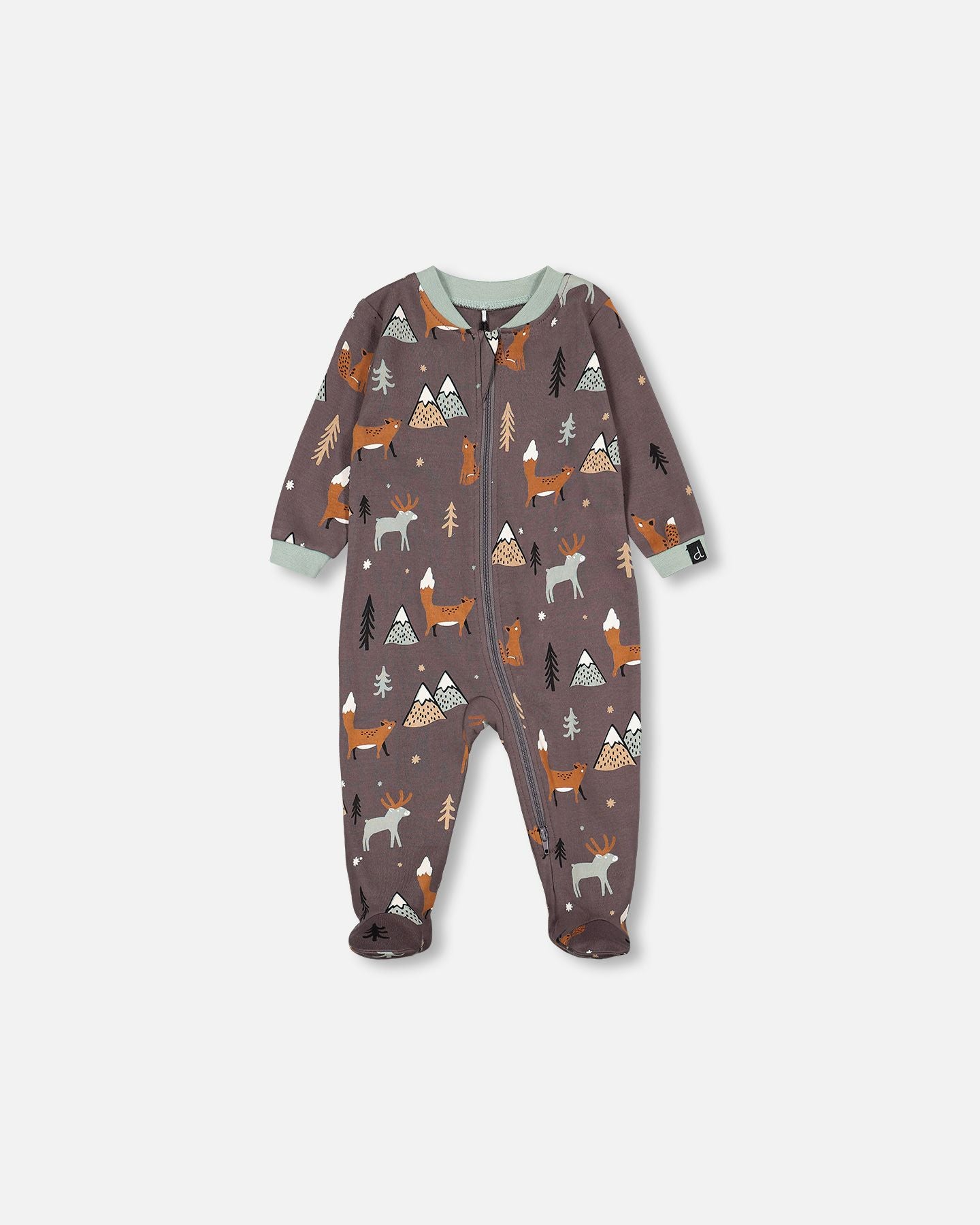 Boutique Petites Fleurs - Pyjama imprimé renards F20PA70 - Deux par Deux