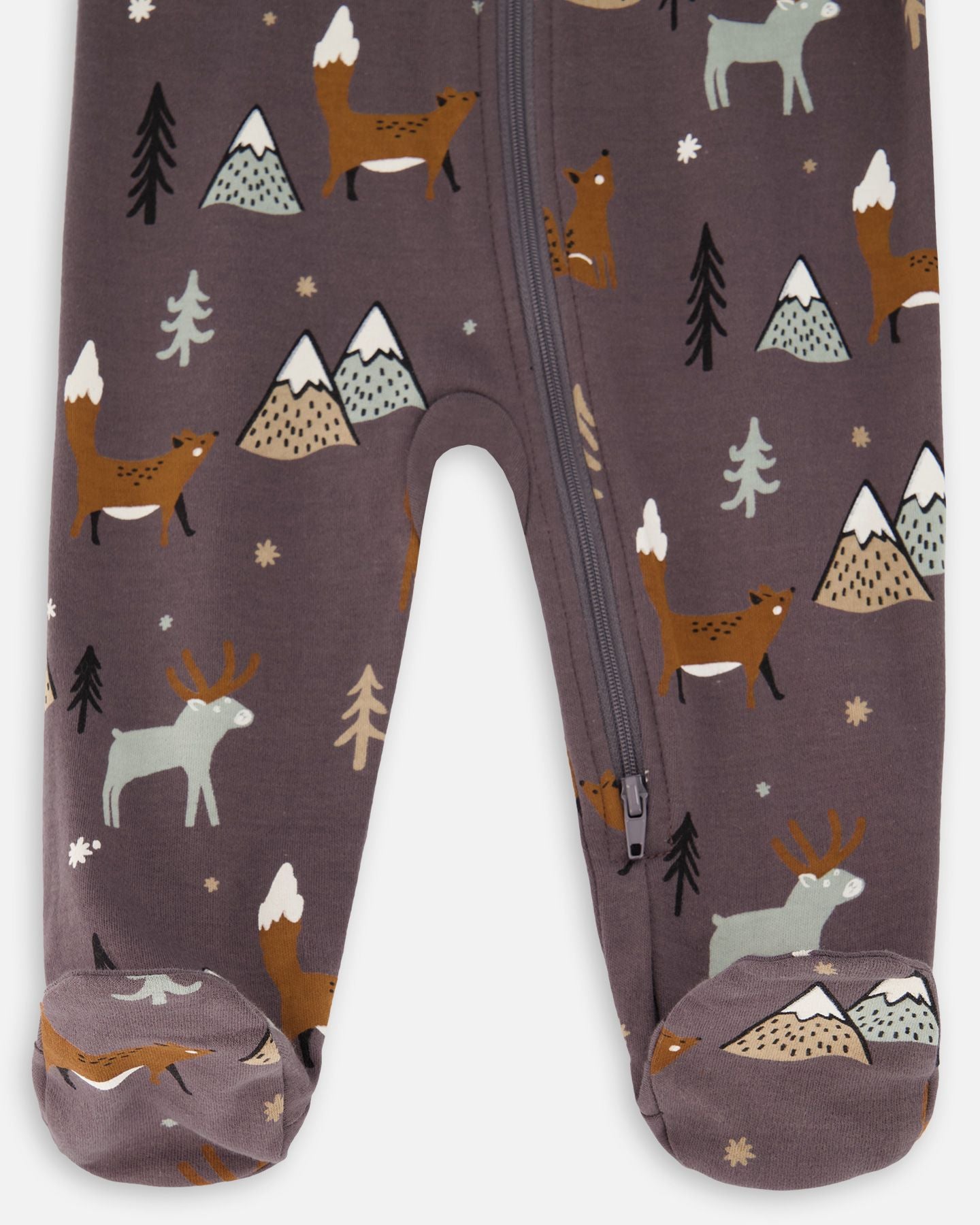 Boutique Petites Fleurs - Pyjama imprimé renards F20PA70 - Deux par Deux