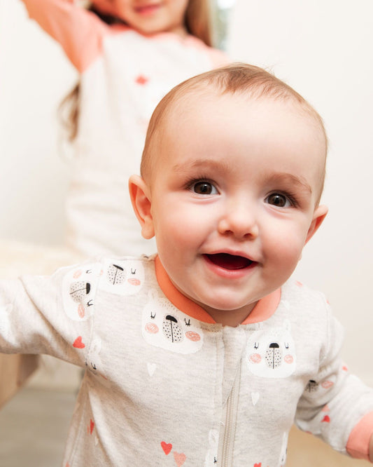 Boutique Petites Fleurs - Pyjama une pièce imprimé oursons F20PA70 - Deux par Deux