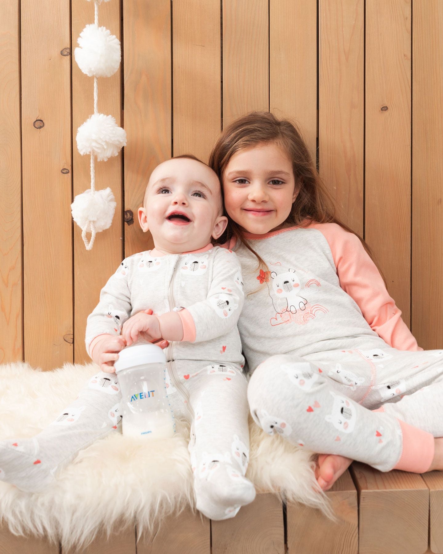 Boutique Petites Fleurs - Pyjama une pièce imprimé oursons F20PA70 - Deux par Deux