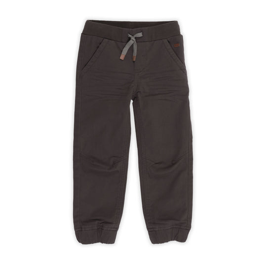 Boutique Petites Fleurs -Pantalon Jogger charbon BOREAL F2301-05 - nano collection