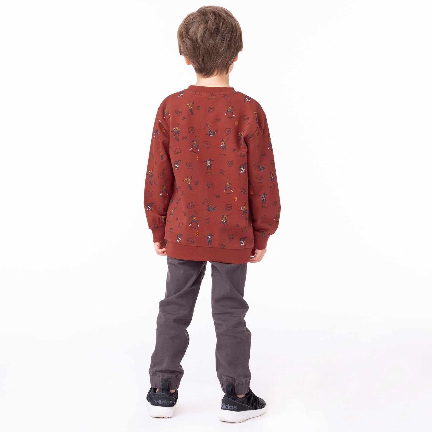 Boutique Petites Fleurs - Chandail french terry ESPRIT LIBRE F2303-08 - nano collection