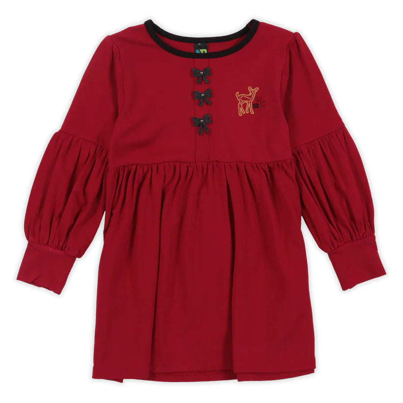 Boutique Petites Fleurs - Tunique rouge Célébration et confettis F2330-08 - nano collection