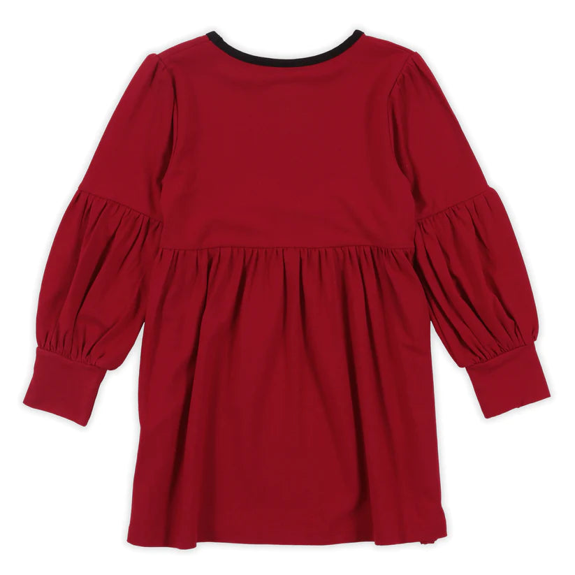 Boutique Petites Fleurs - Tunique rouge Célébration et confettis F2330-08 - nano collection
