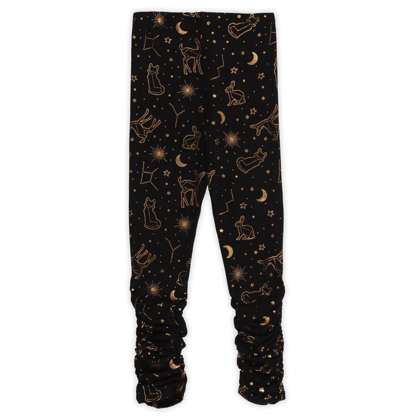Boutique Petites Fleurs - Legging noir Célébration et confettis F2330-08 - nano collection