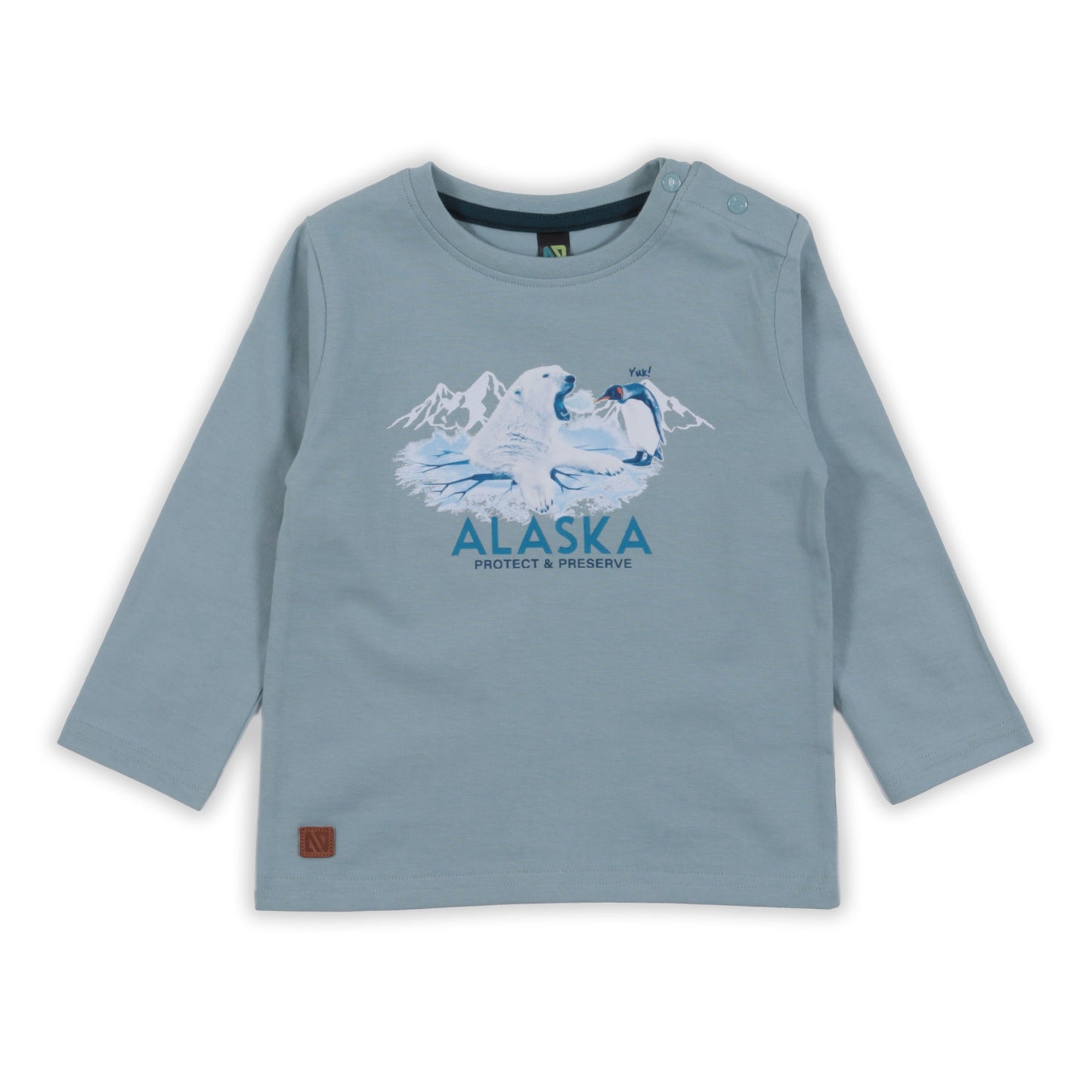 Boutique Petites Fleurs -T-shirt à manche longue pour bébé NATURE ARCTIQUE F2351-09 - nano collection