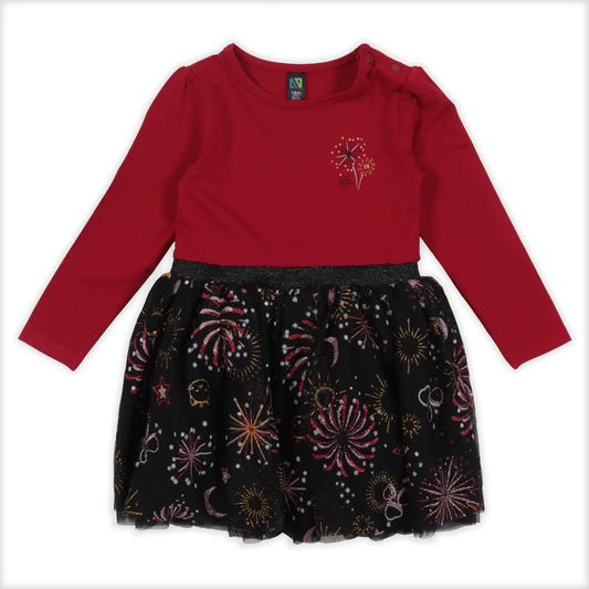 Boutique Petites Fleurs - Robe pour bébé Feux d'artifice F2370-02 - nano collection