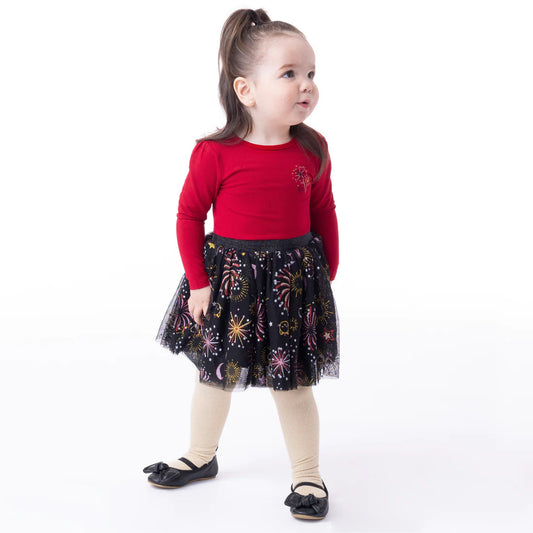 Boutique Petites Fleurs - Robe pour bébé Feux d'artifice F2370-02 - nano collection