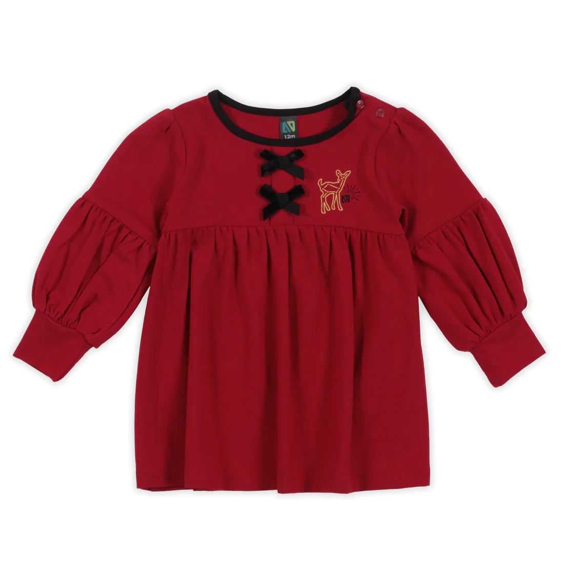Boutique Petites Fleurs - Tunique Rouge pour bébé Feux d'artifice F2370-08 - nano collection