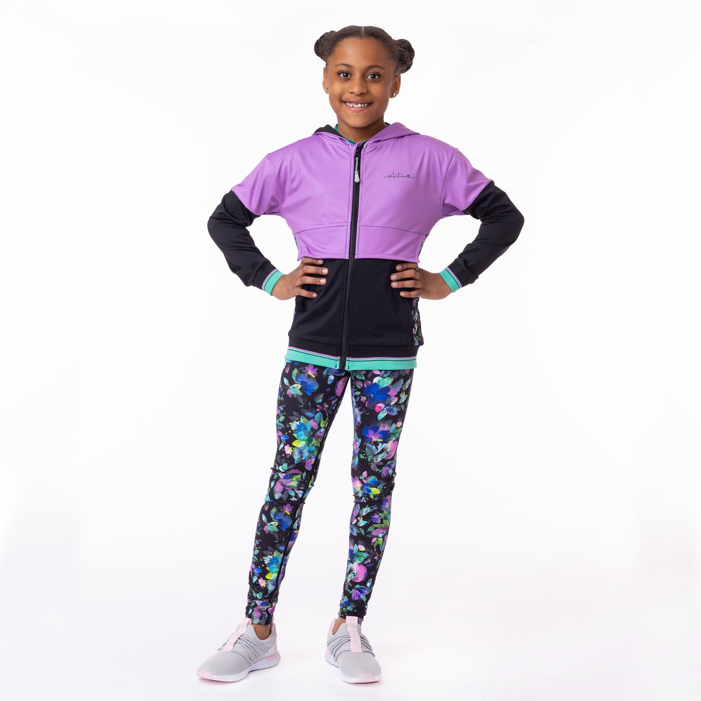 Boutique Petites Fleurs -veste athlétique ACTIVE ET PUISSANTE F23A84-01 - nano collection