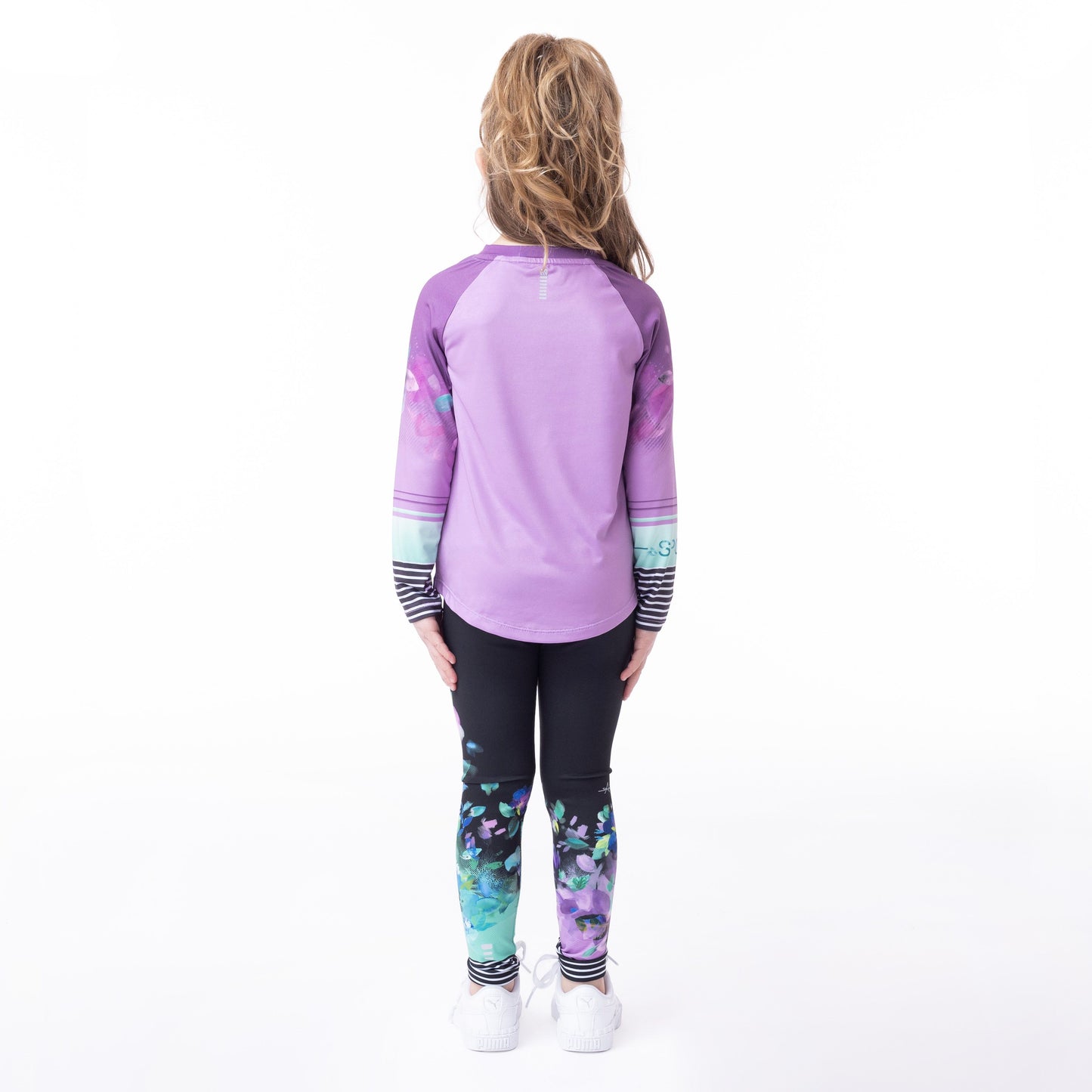 Boutique Petites Fleurs - T-shirt à manche longue athlétique ACTIVE ET PUISSANTE F23A84-06 - nano collection