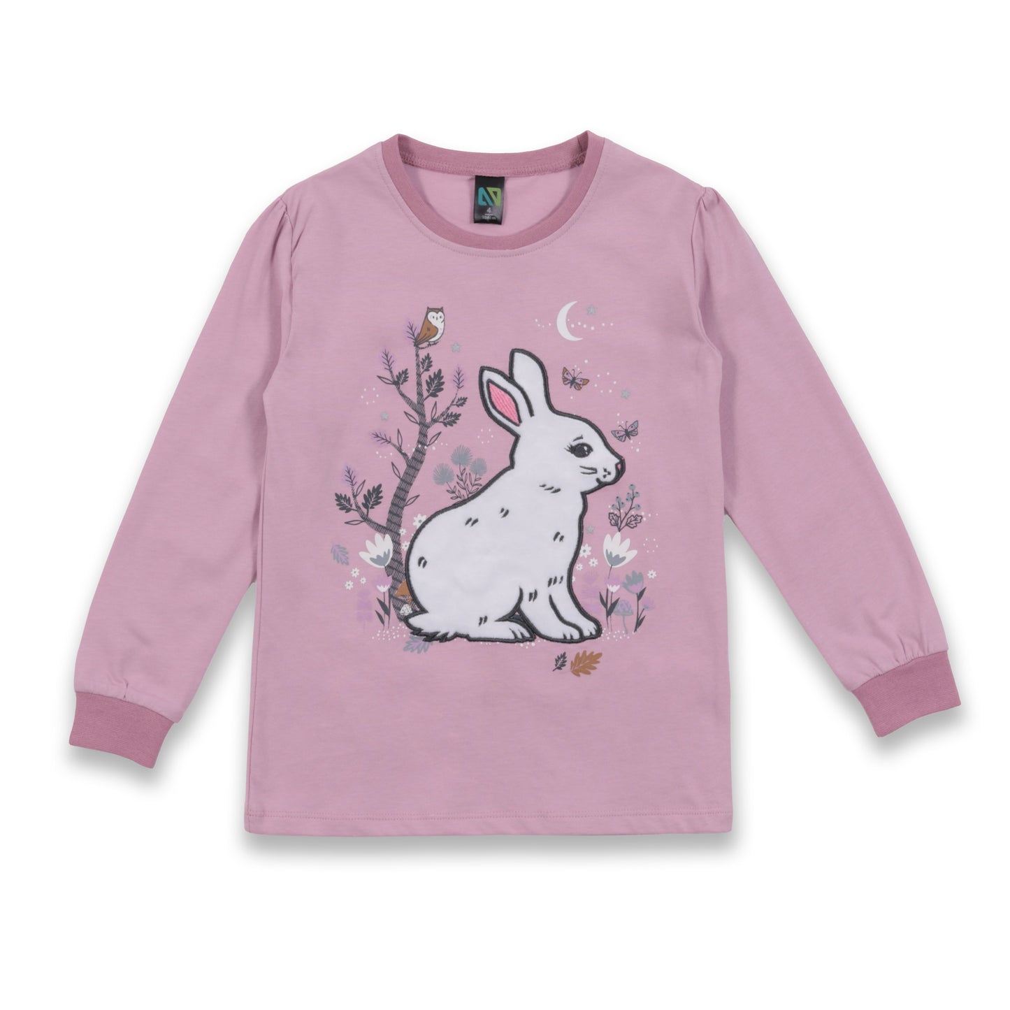 Pyjama lilas lapin F23P50