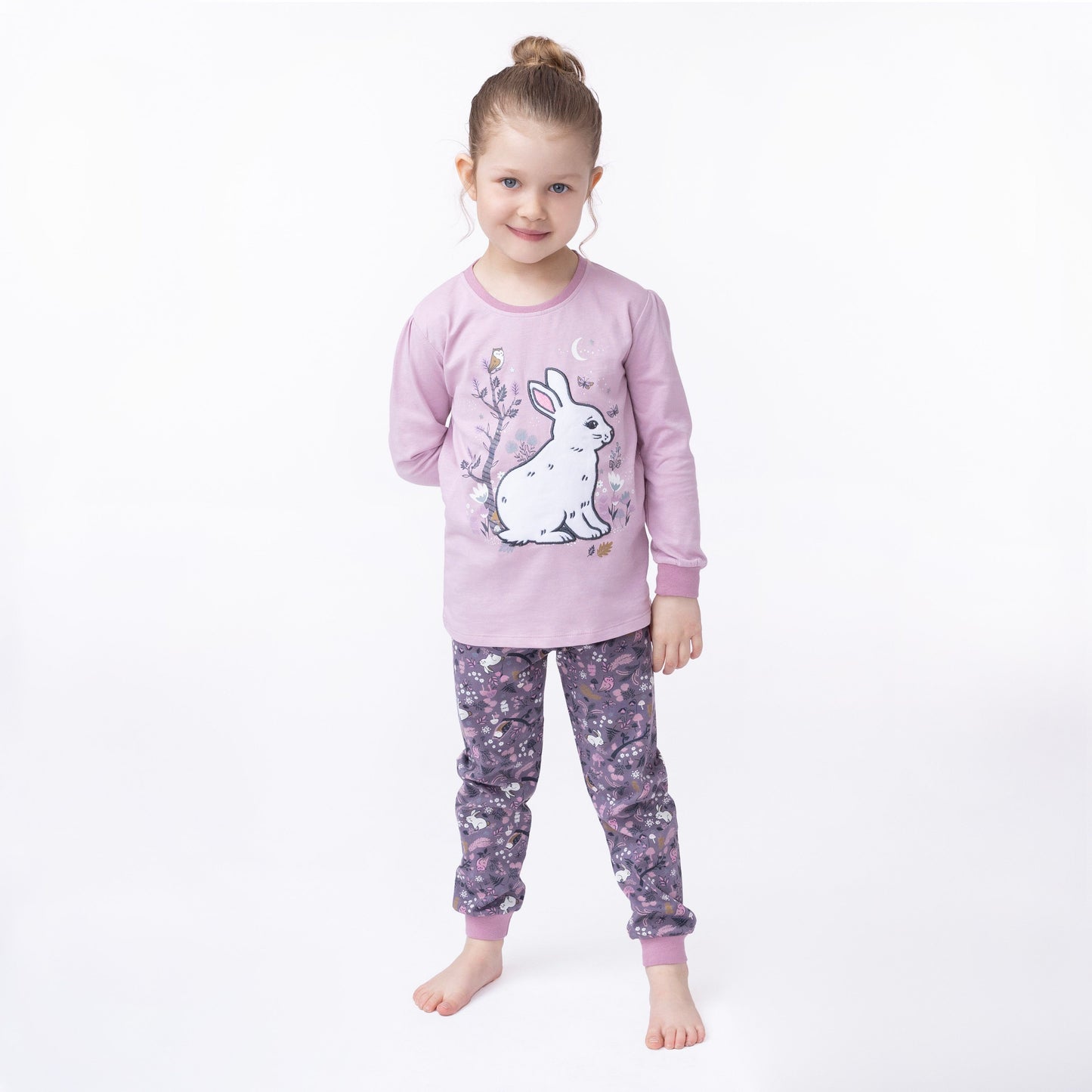 Pyjama lilas lapin F23P50