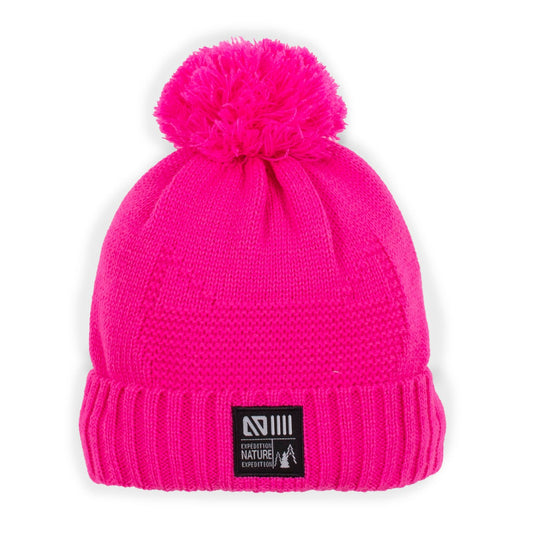 Boutique Petites Fleurs - Tuque en tricot Fushia Cynthia F23TU268 - Nano collection