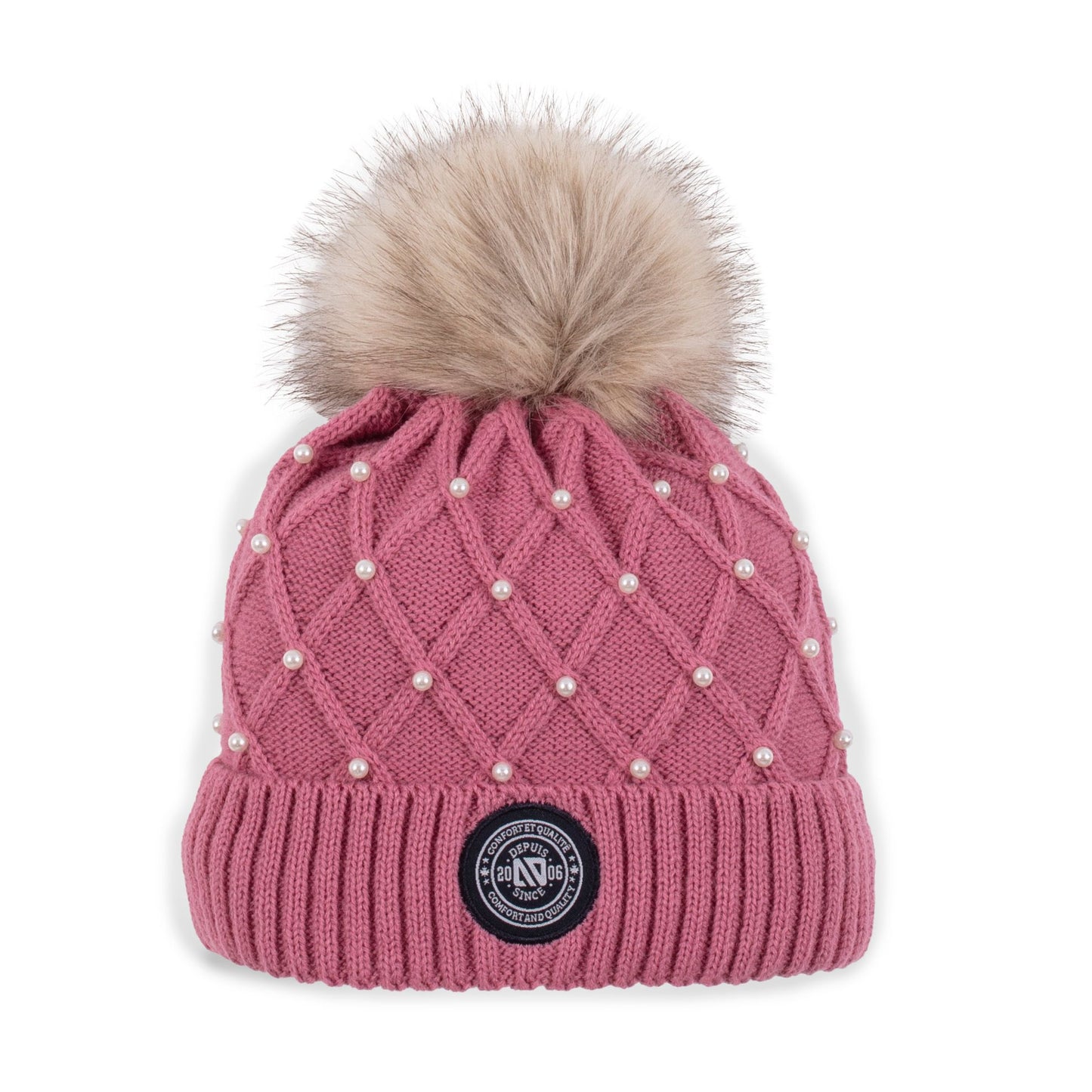 Boutique Petites Fleurs - Tuque en tricot Yasmine F23TU288 - Nano collection