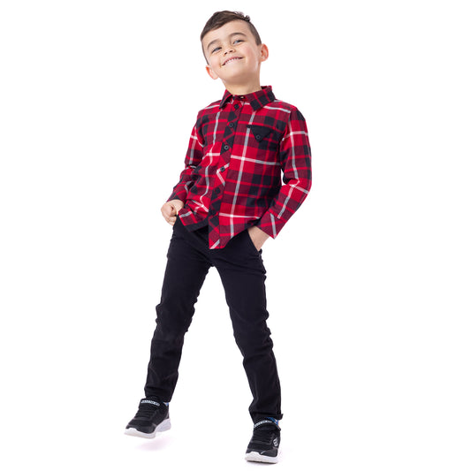 Chemise Rouge M. Party me voici F2425-03