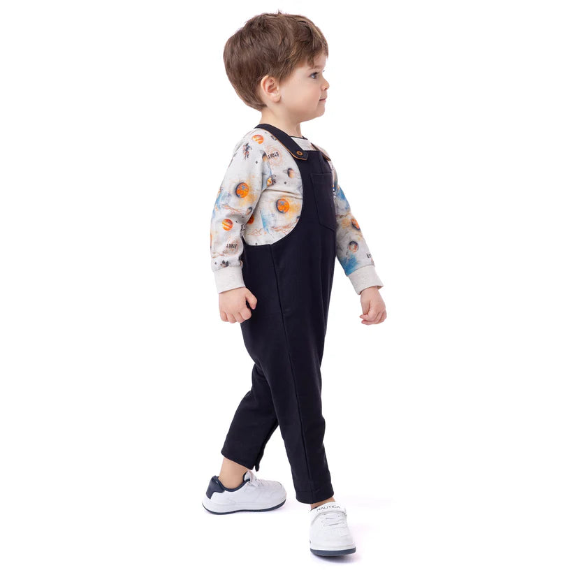 Boutique Petites Fleurs - Salopette Bébé Garçon L'ultime aventure F2451-07 - Nano