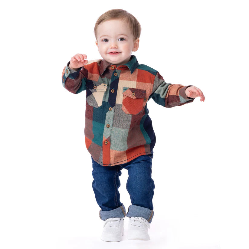Boutique Petites Fleurs - Chemise Bébé Garçon La recrue F2453-03 - Nano