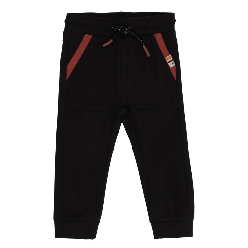 Boutique Petites Fleurs - Pantalon jogging Bébé Garçon Sois curieux F2455-08 - Nano