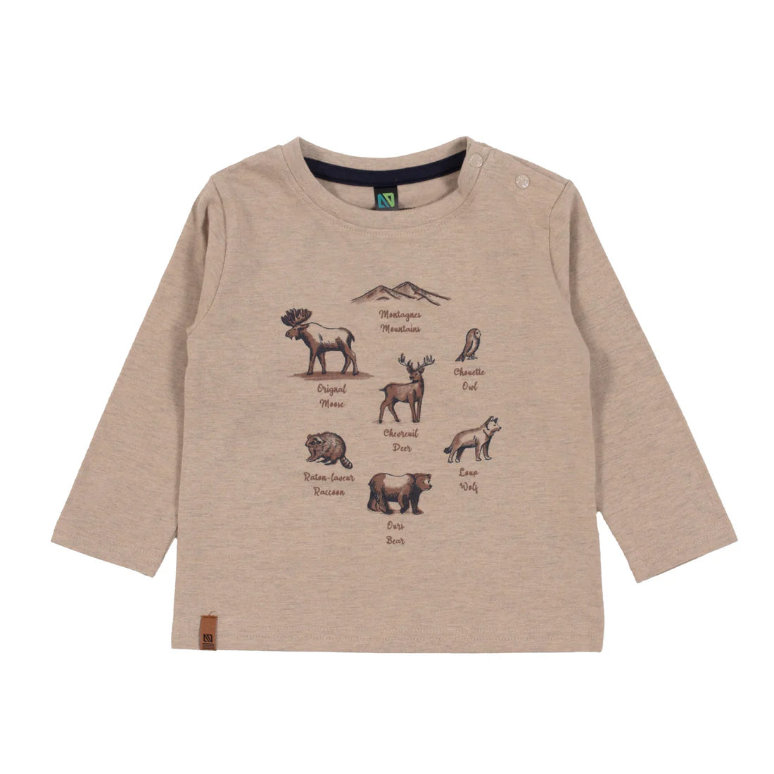 Boutique Petites Fleurs - T-shirt Bébé Garçon Inspiré par la nature F2457-03 - Nano
