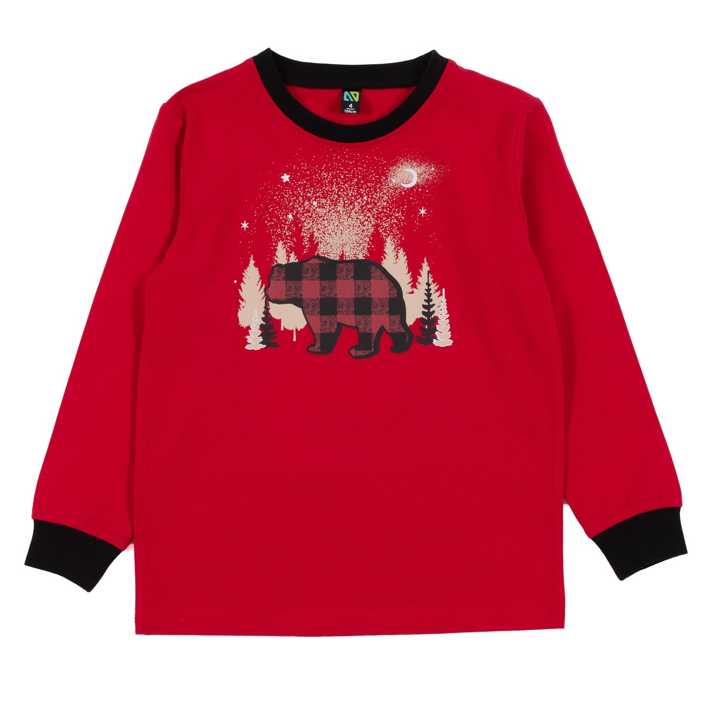 Boutique Petites Fleurs - Pyjama des fêtes Ours F24P15 -Nano