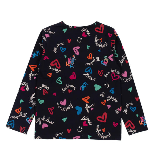 Boutique Petites Fleurs - T-shirt Manche longue Journée Enjouée F24PR 02-08 - Nano