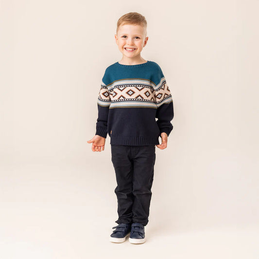 Boutique Petites Fleurs / Chandail en tricot Horticool F2505-10 / Nano collection